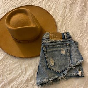 One teaspoon trash whores Jean shorts sz 25